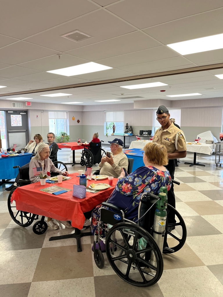 Cadets at the South Buffalo Safire Rehabilitation Center