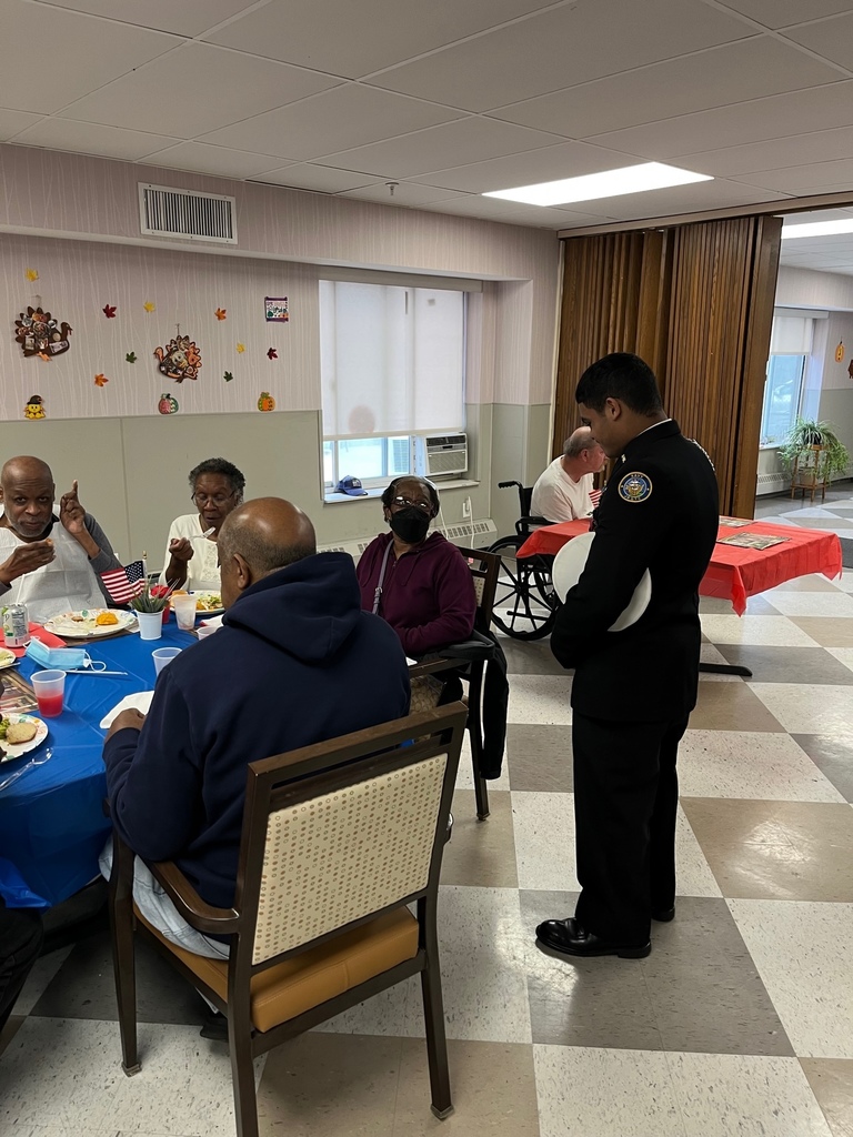 Cadets at the South Buffalo Safire Rehabilitation Center