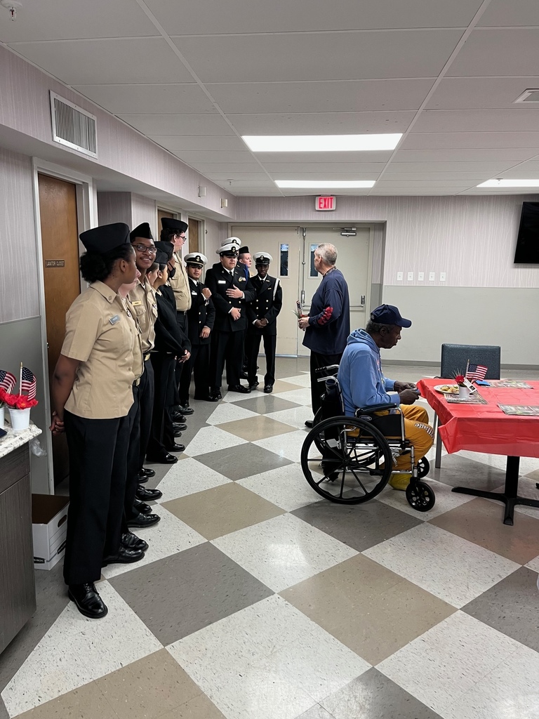 Cadets at the South Buffalo Safire Rehabilitation Center