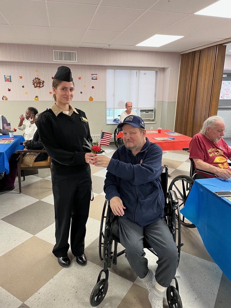 Cadets at the South Buffalo Safire Rehabilitation Center