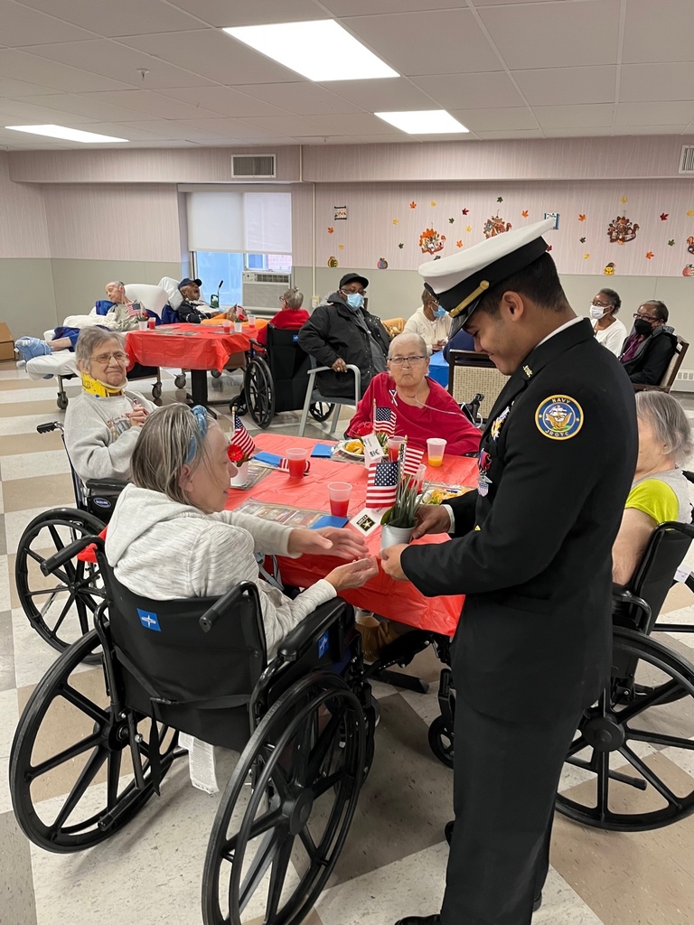 Cadets at the South Buffalo Safire Rehabilitation Center