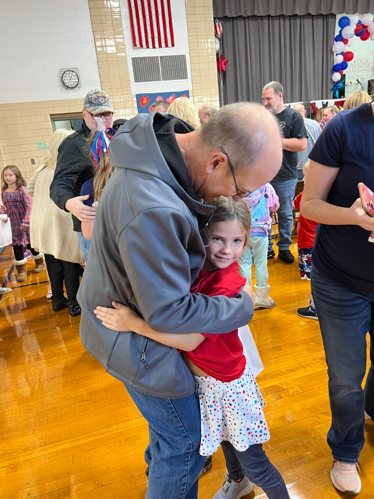 student with grandparent