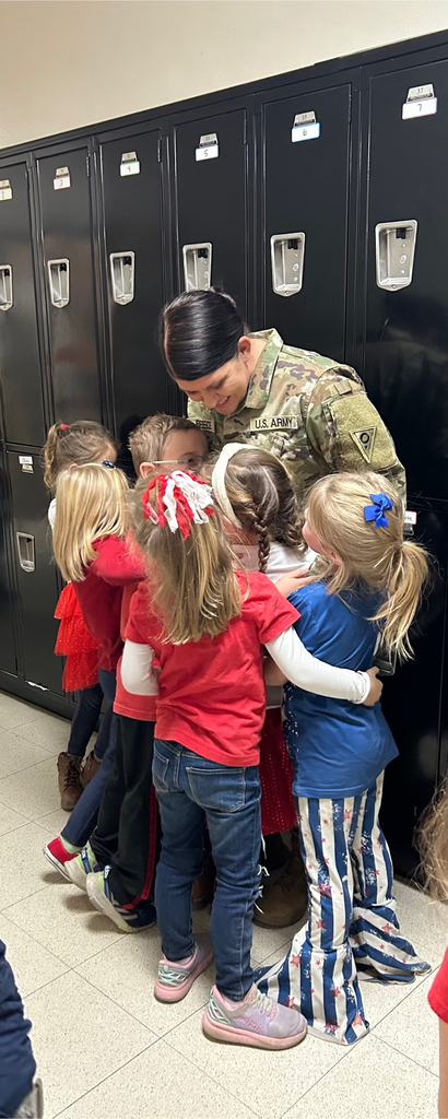 kids and veteran