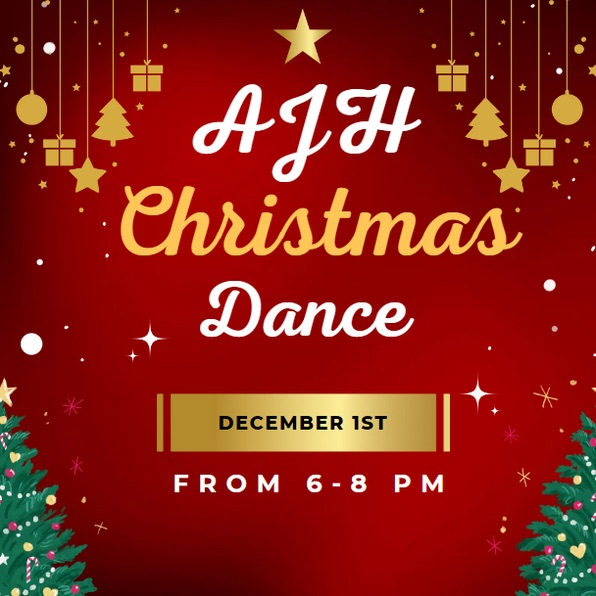 Christmas Dance is December 1 from 6-8