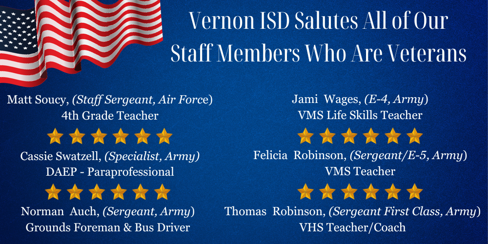 vernon isd veterans