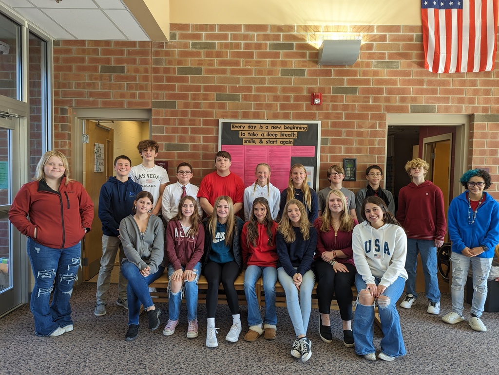 Crossbones students on Veteran's Day 2023