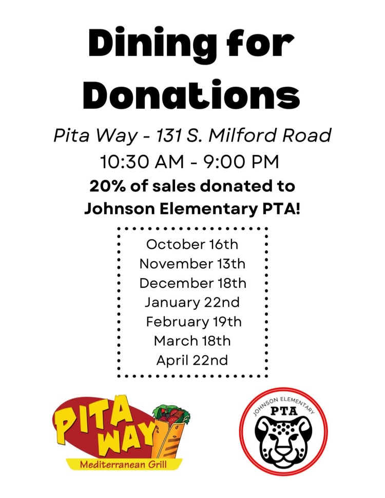 Pita Way fundraiser Flyer