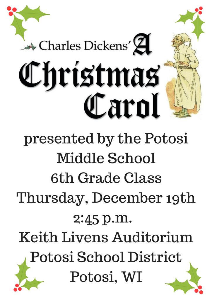 Christmas Carol 6th Grade Play