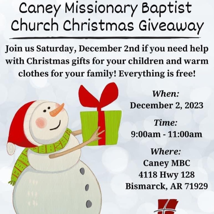 Christmas giveaway at Caney