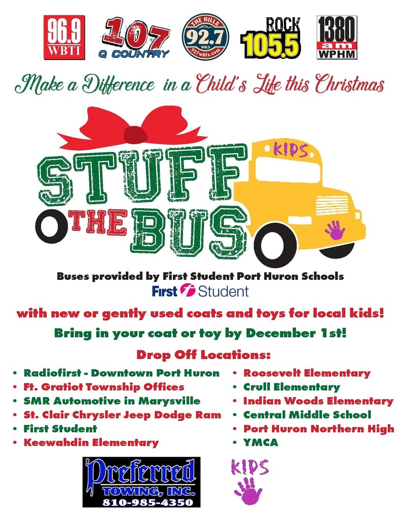 Stuff the Bus 2023 flyer