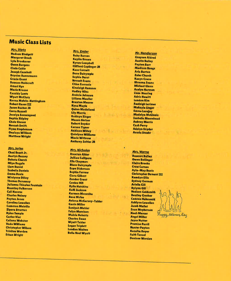5th grade program