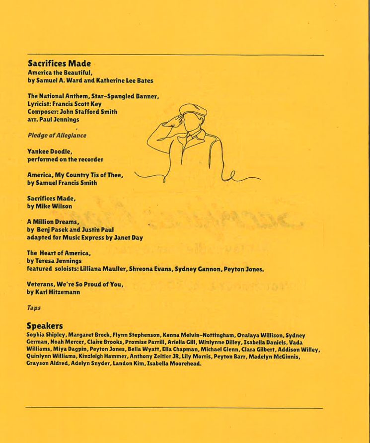 5th grade program