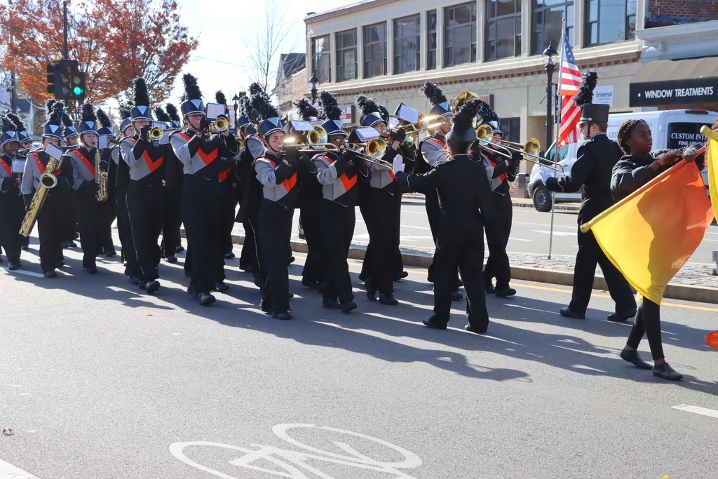 SHS Marching Black Knights at the Veterans Day Parade