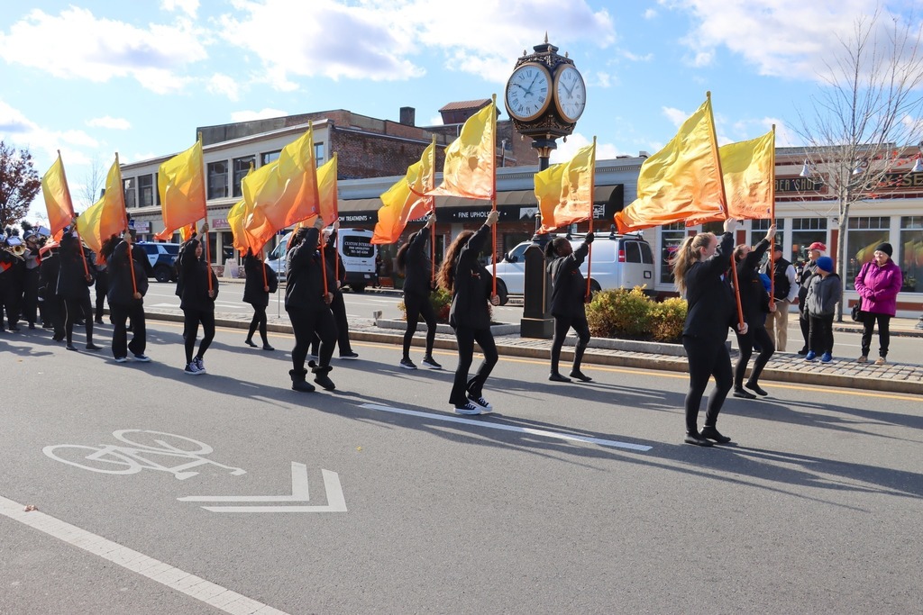 SHS Marching Black Knights at the Veterans Day Parade