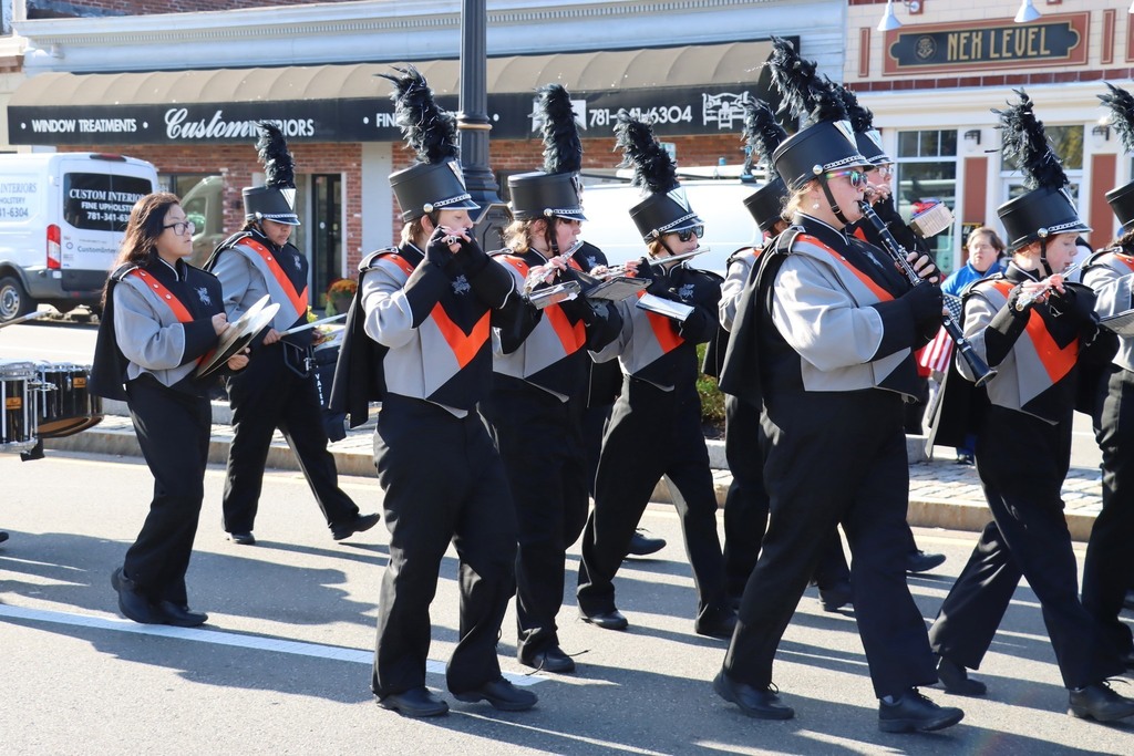 SHS Marching Black Knights at the Veterans Day Parade