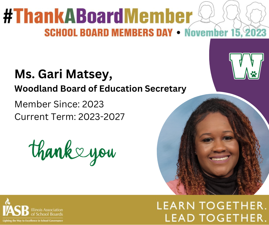 Ms. Gari Matsey, Woodland Board of Education Secretary