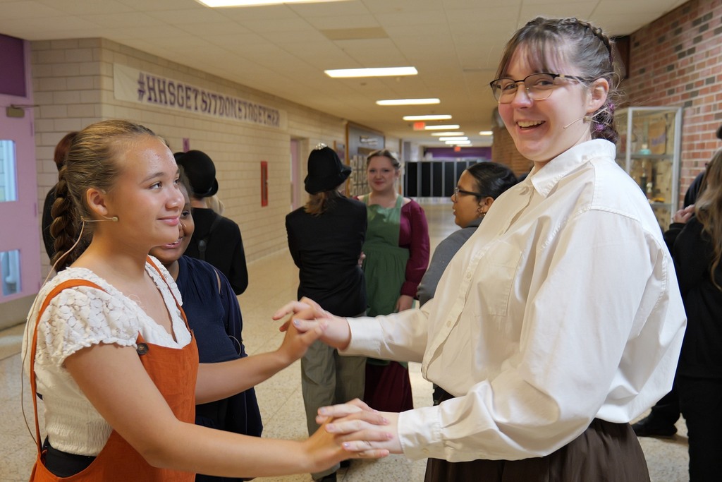 Students performing