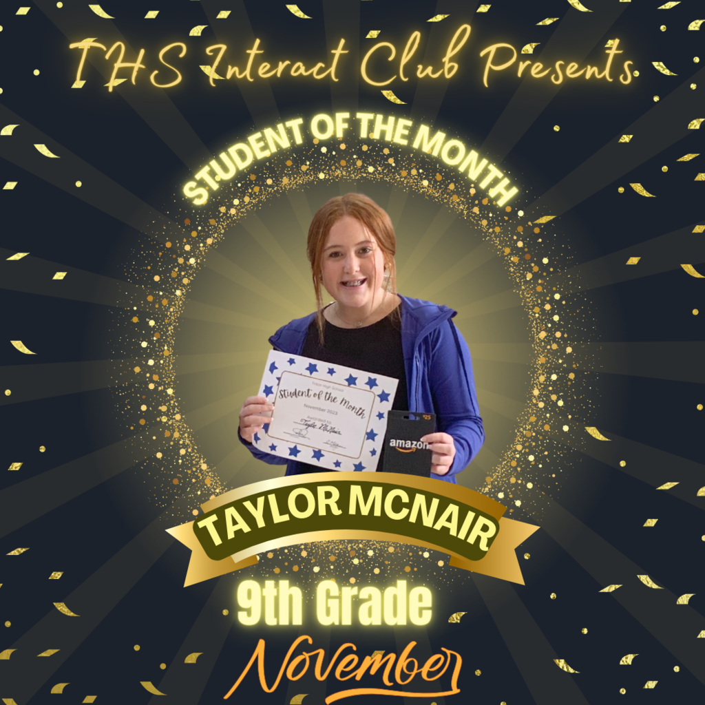 November Interact Students of the Month 2023