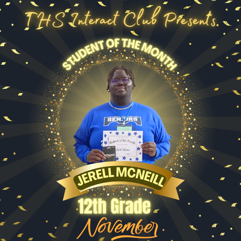 November Interact Students of the Month 2023