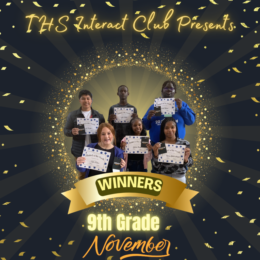 November Interact Students of the Month 2023
