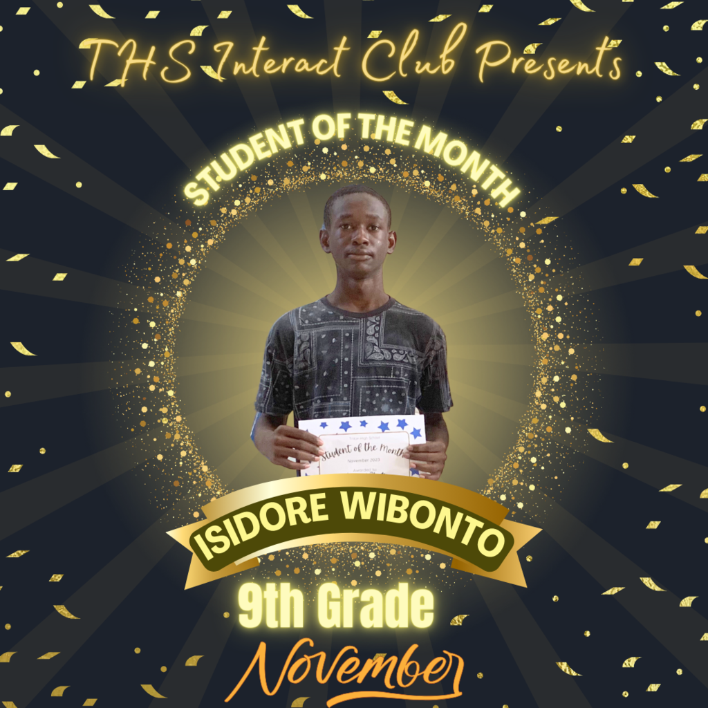 November Interact Students of the Month 2023