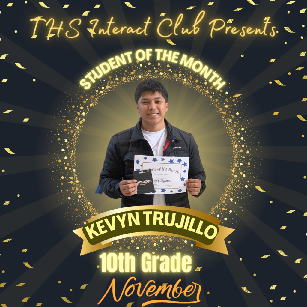 November Interact Students of the Month 2023