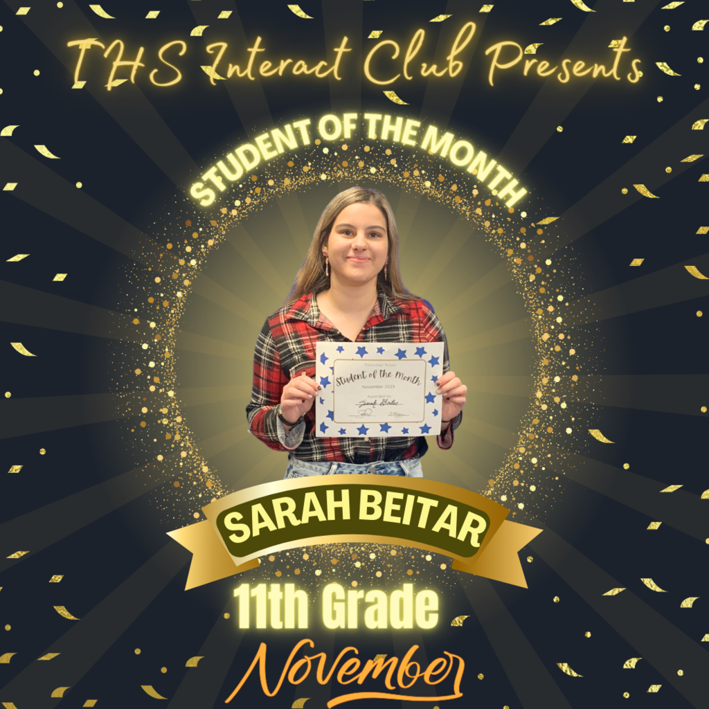 November Interact Students of the Month 2023