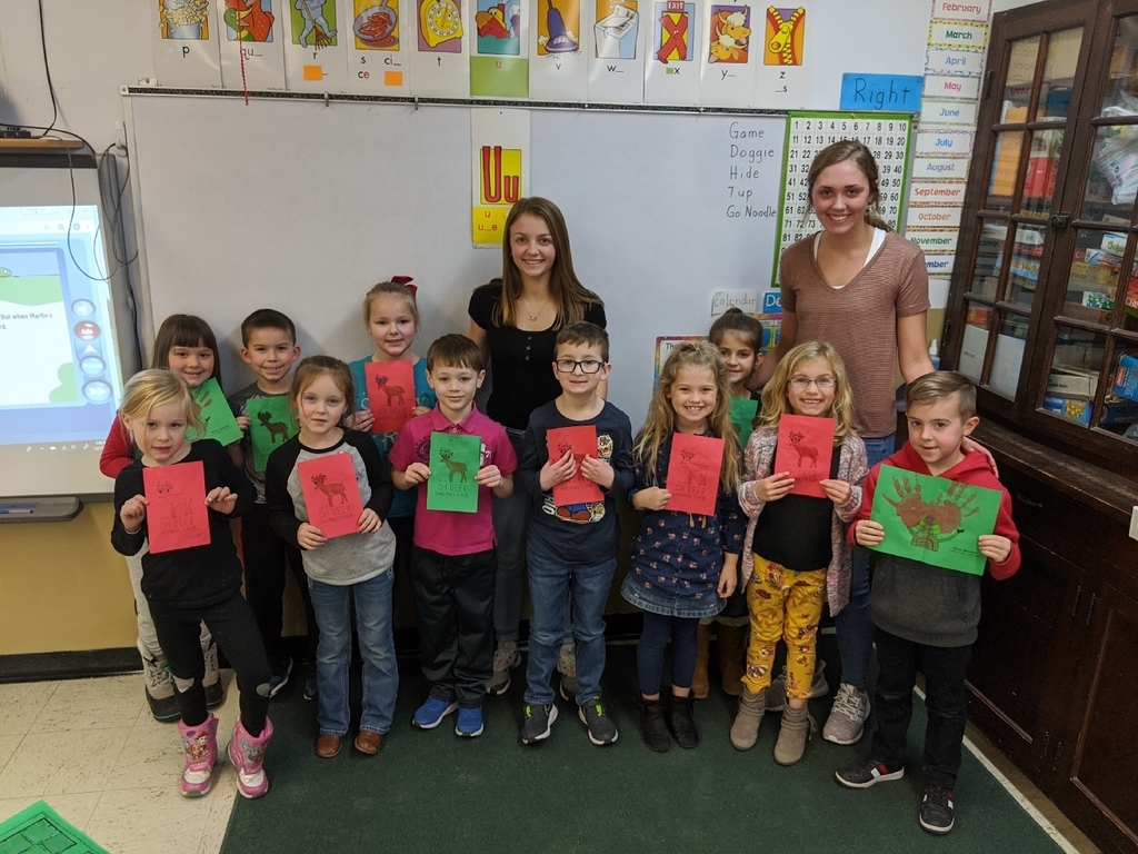 Shelby and McKenzie with 1st grade