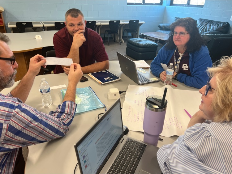 Teacher Teamwork- When we collaborate together, we create better learning experiences for our students. Owsley County's new and emerging teachers met this afternoon for our monthly support session.