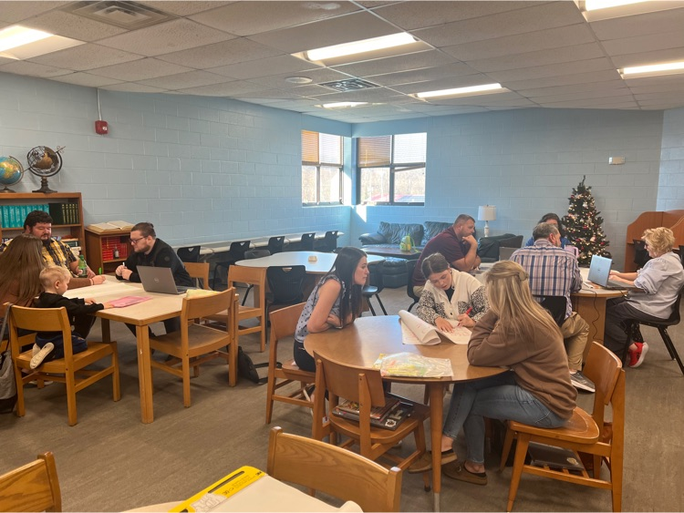 Teacher Teamwork- When we collaborate together, we create better learning experiences for our students. Owsley County's new and emerging teachers met this afternoon for our monthly support session.