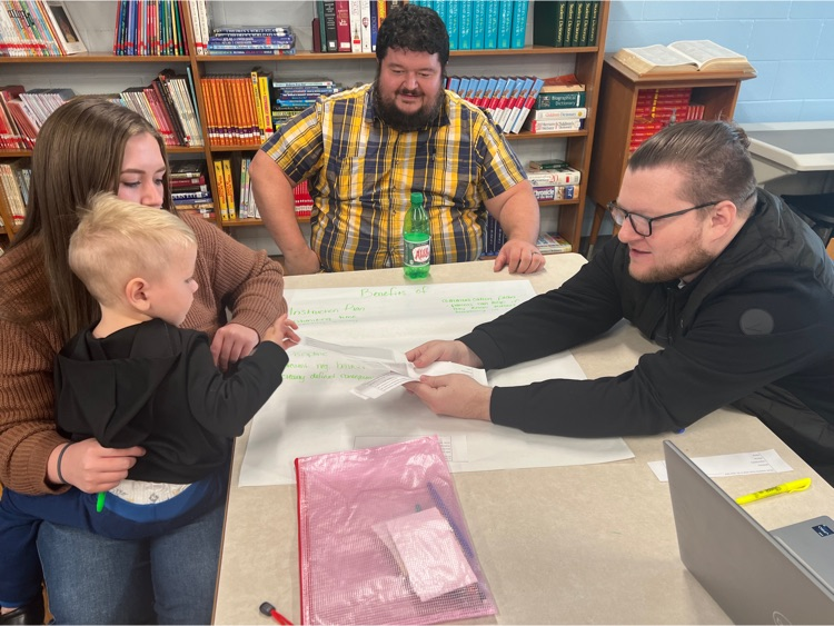 Teacher Teamwork- When we collaborate together, we create better learning experiences for our students. Owsley County's new and emerging teachers met this afternoon for our monthly support session.