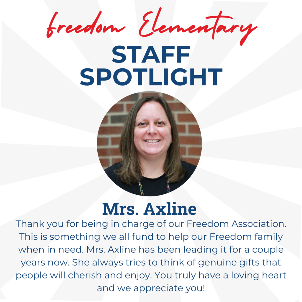 Staff Spotlight for Mrs. Axline