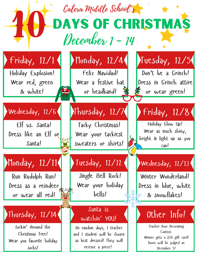 10 Days of Christmas Dress-up