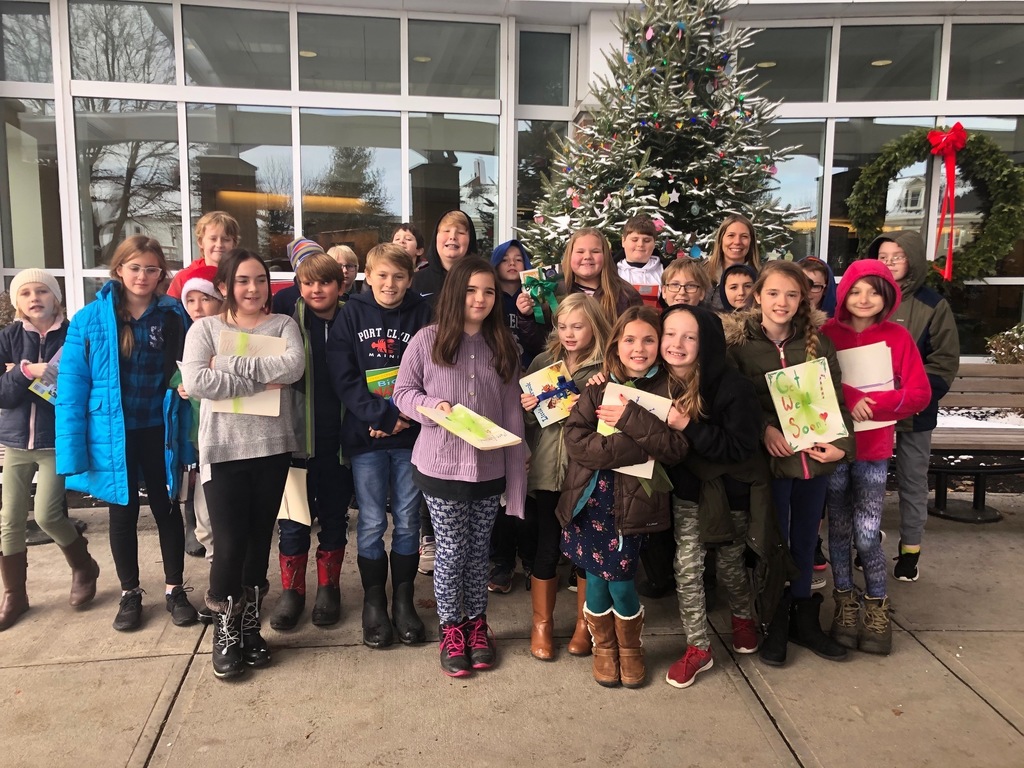 5th graders at Barbara Bush Children's Hospital