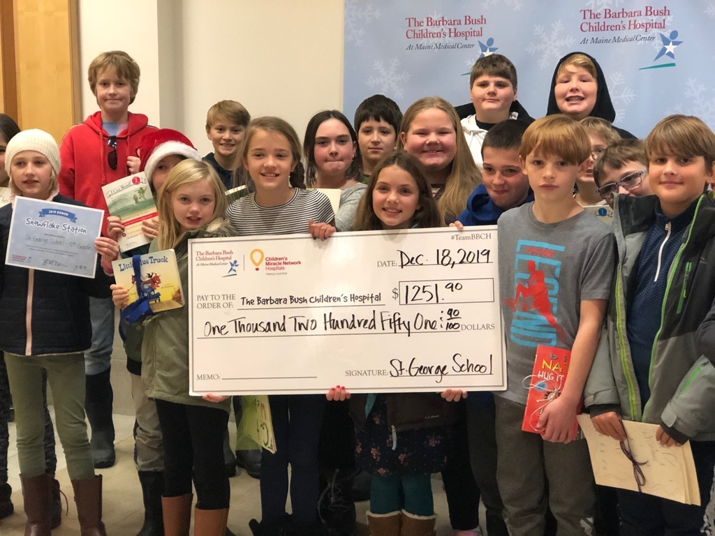 5th graders at Barbara Bush Children's Hospital