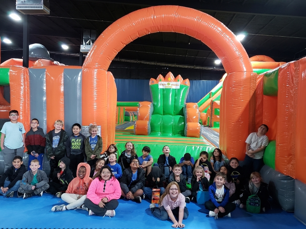 3rd grade Christmas party at Blazing Bouncers!