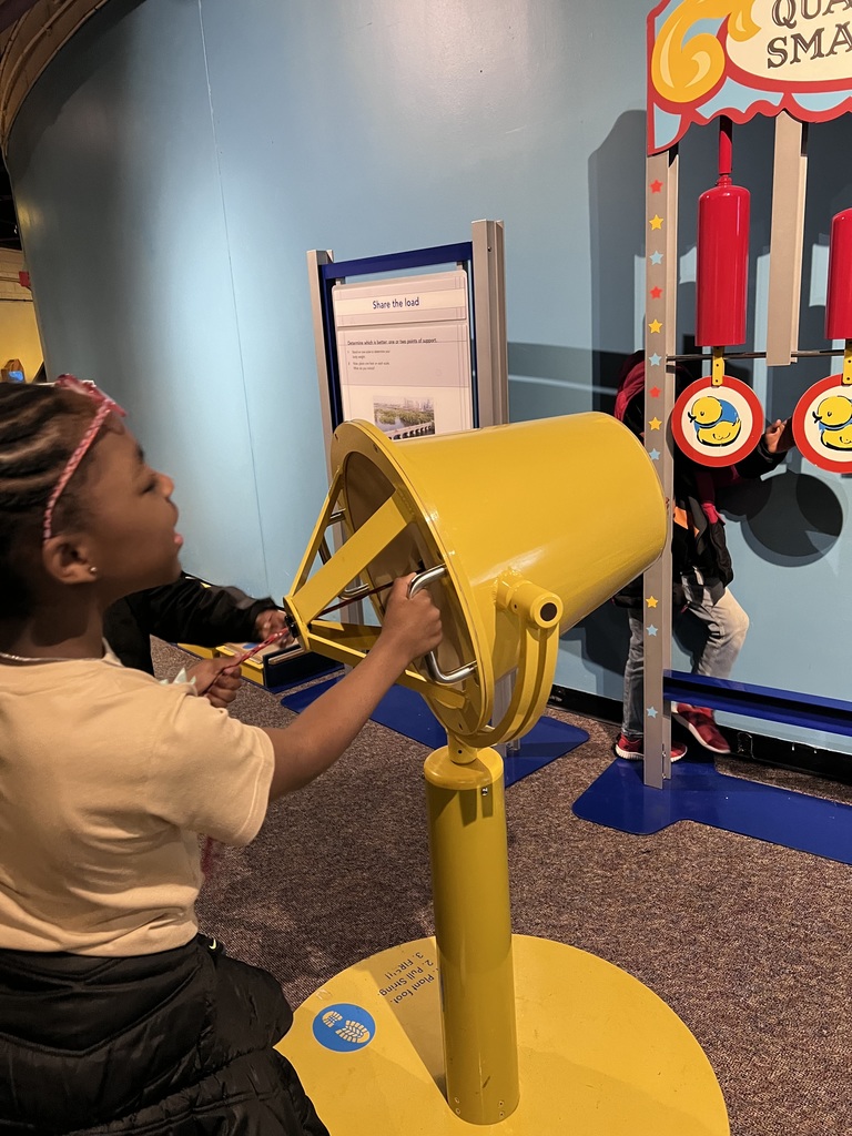 Student explored the ways that air acts as a force.