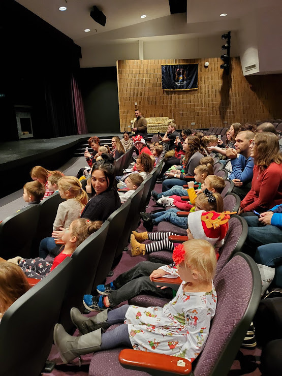 Waiting for Santa to arrive!!