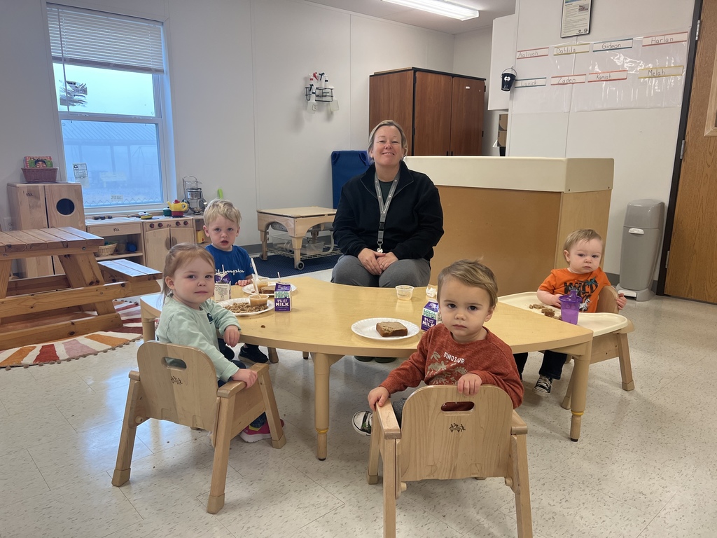 Children in new classroom