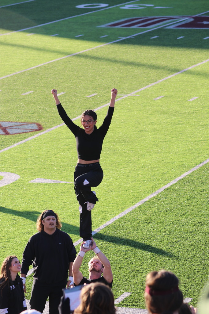 CCHS alum cheerleader