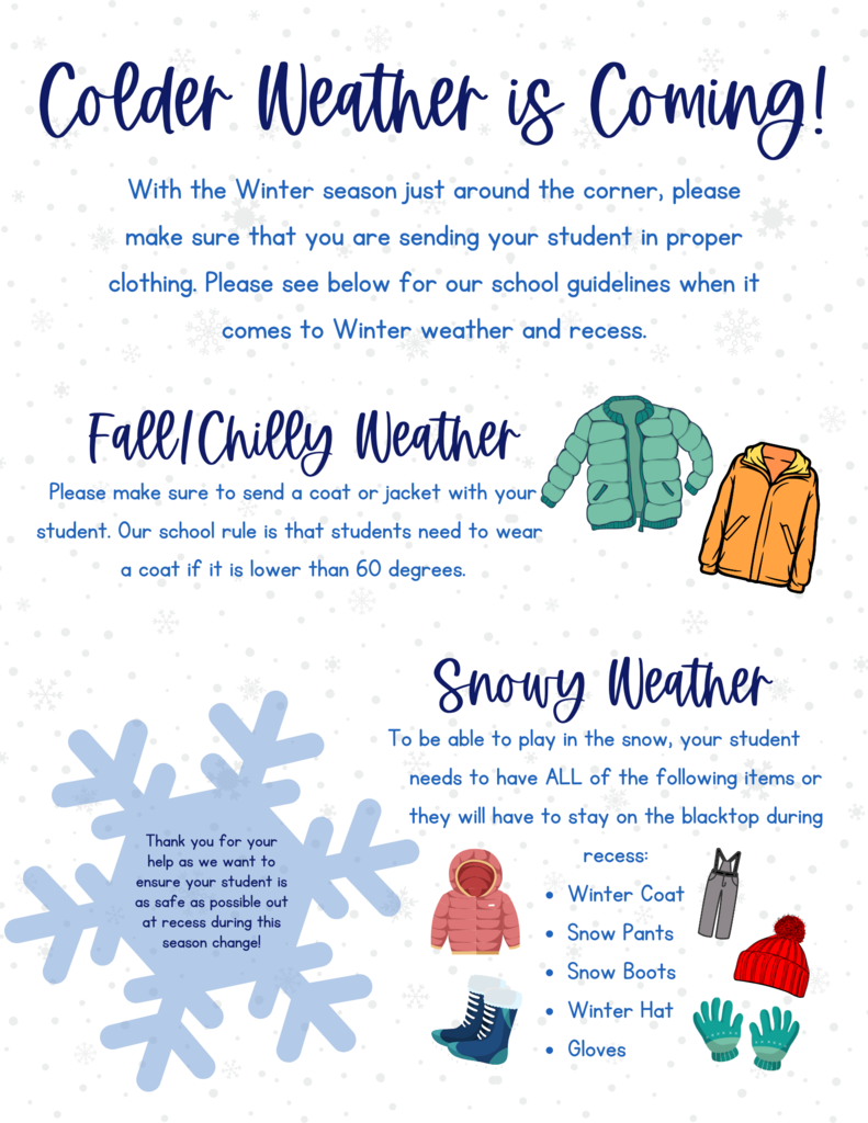 Cold Weather Gear - English