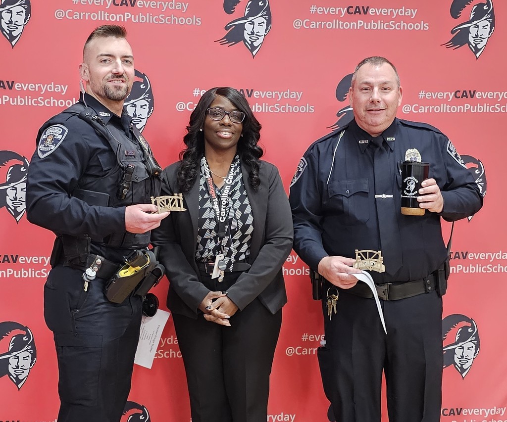 the Superintendent and two school resource officers