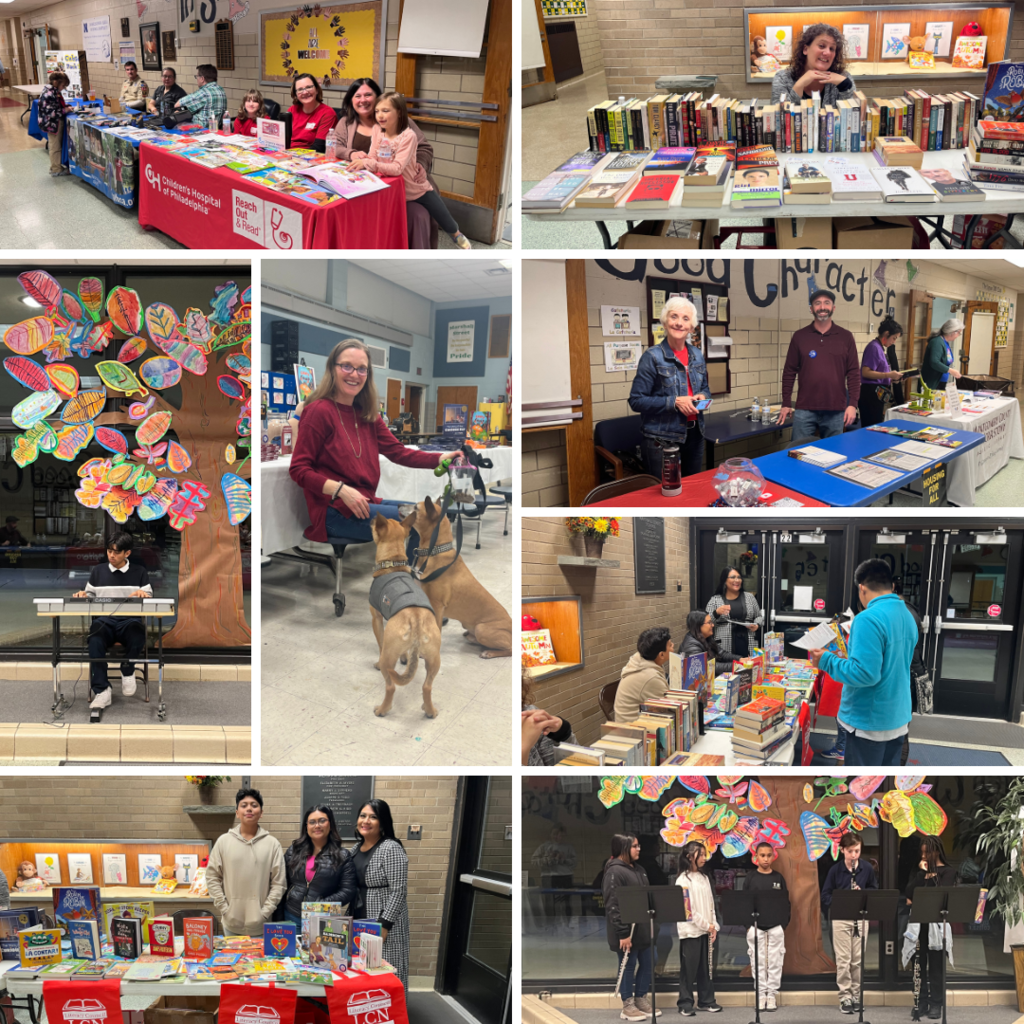 Collage of the Arts and Literacy Event. Evento Collage de las Artes y la Alfabetización.