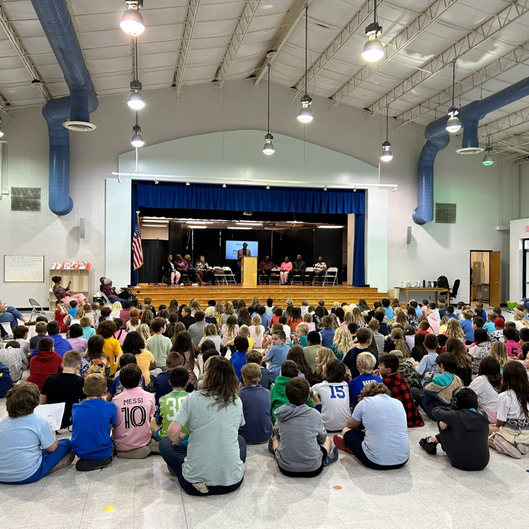 Dr. Braggs, Annandale School alumni, recently spoke to our 3rd and 4th graders.