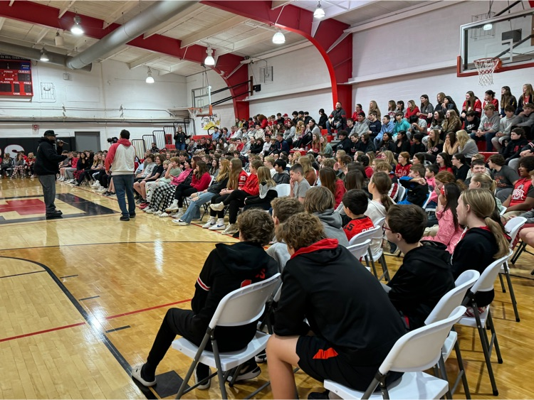 Photo from school assembly