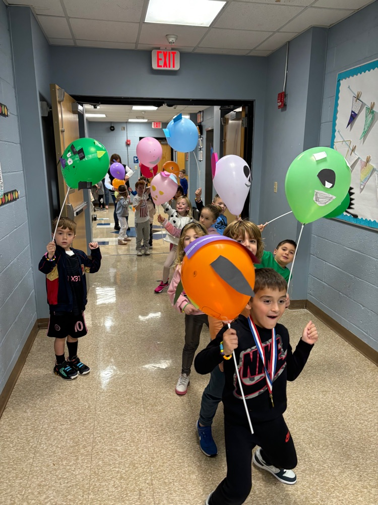 children with balloons