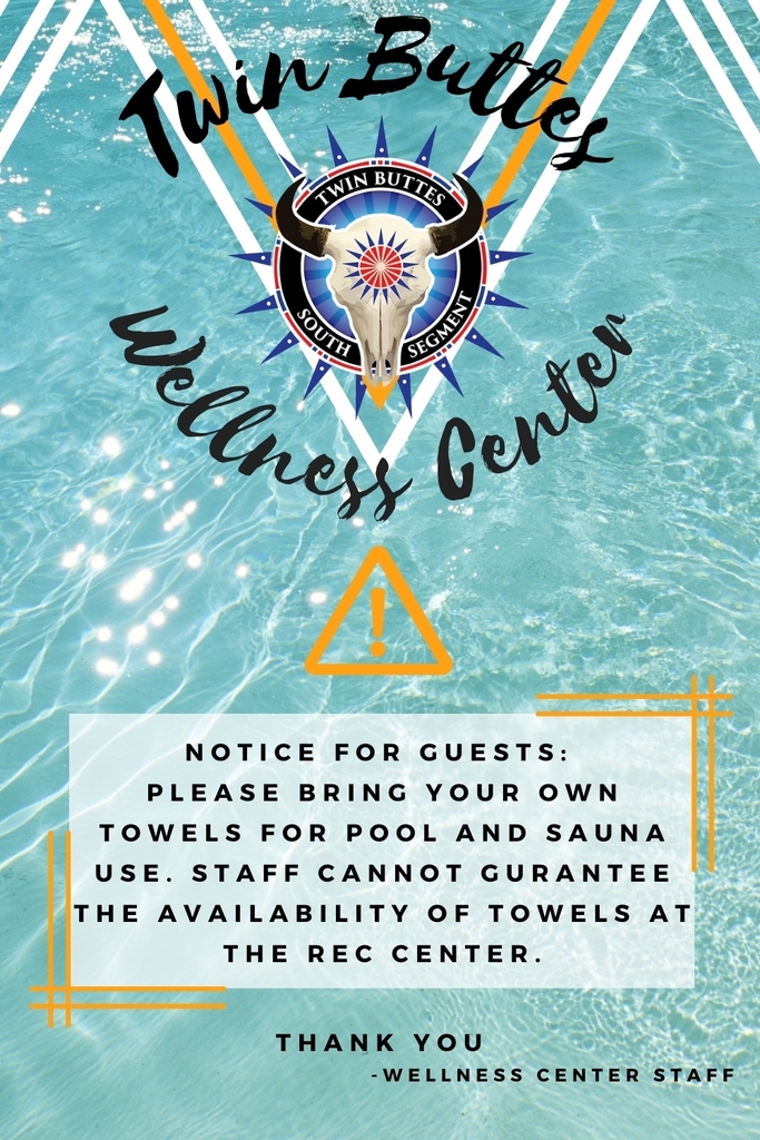 wellness center towel notice
