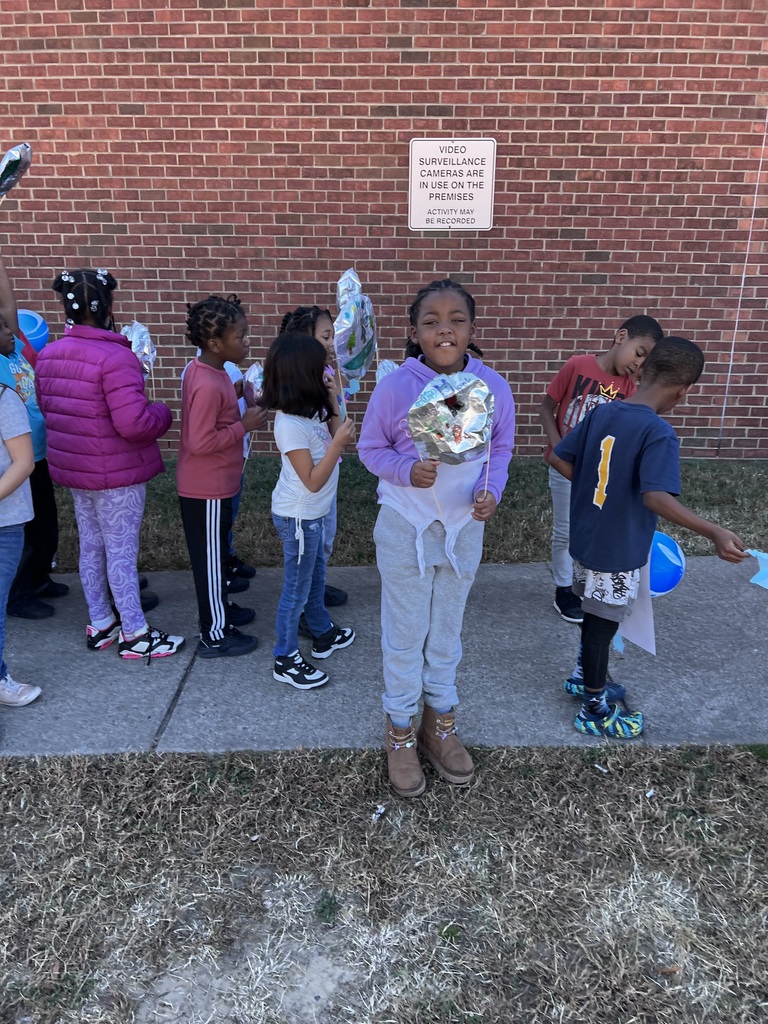 Students wait to enter for the parade.