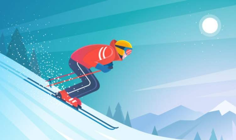 skiing 