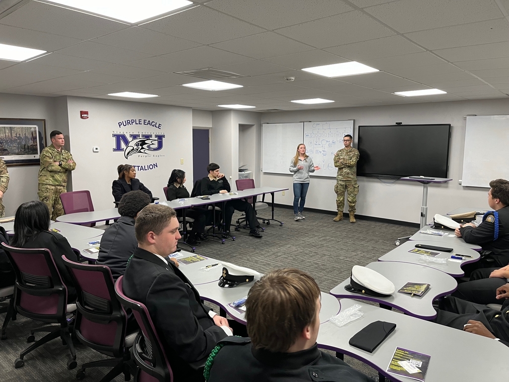 Thirteen Cadets visited Niagara University today